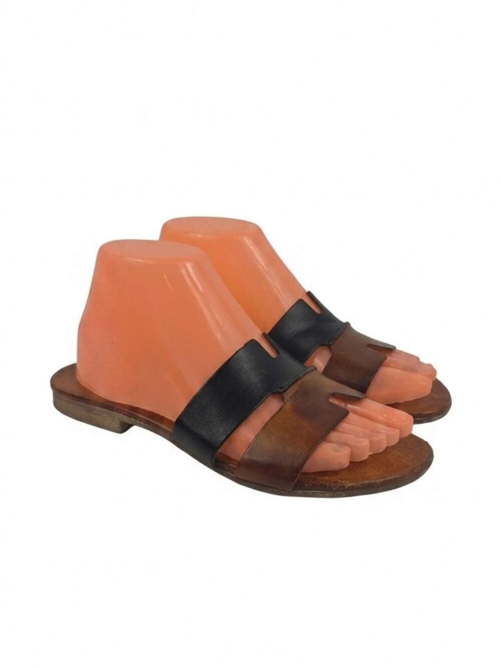 Florence Moon Handmade Leather Women's Sandals Made In Italy Size EU 37 -‎ US 7